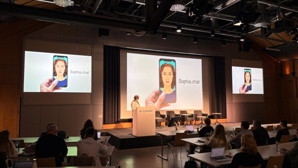 Presenting Sophia at the Zurich Police Conference