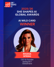 Our CEO wins the "She Shapes AI" Award