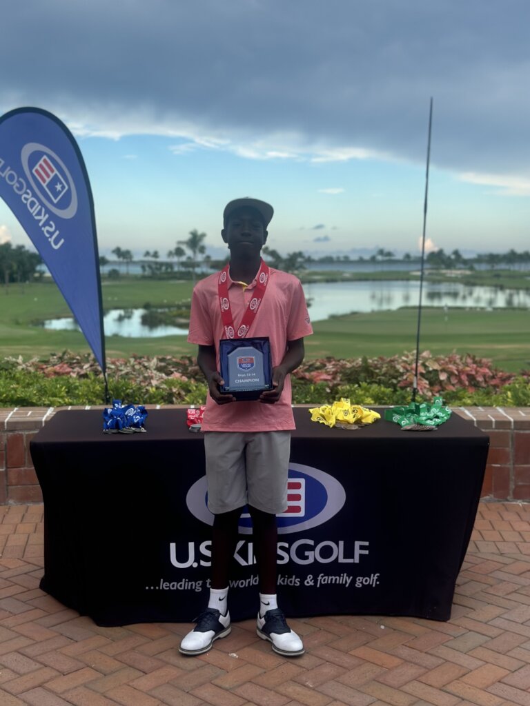 Deandrey Poitier Boys 13-14 Fall 2025 Champion