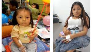 Abigail 17 years receiving medical treatment