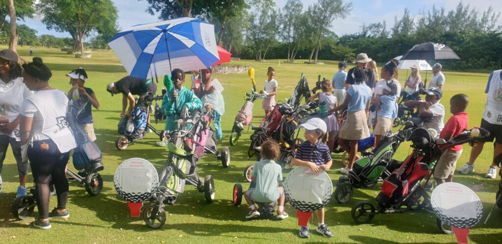 Support 100 Bahamian Junior golfers on the course.