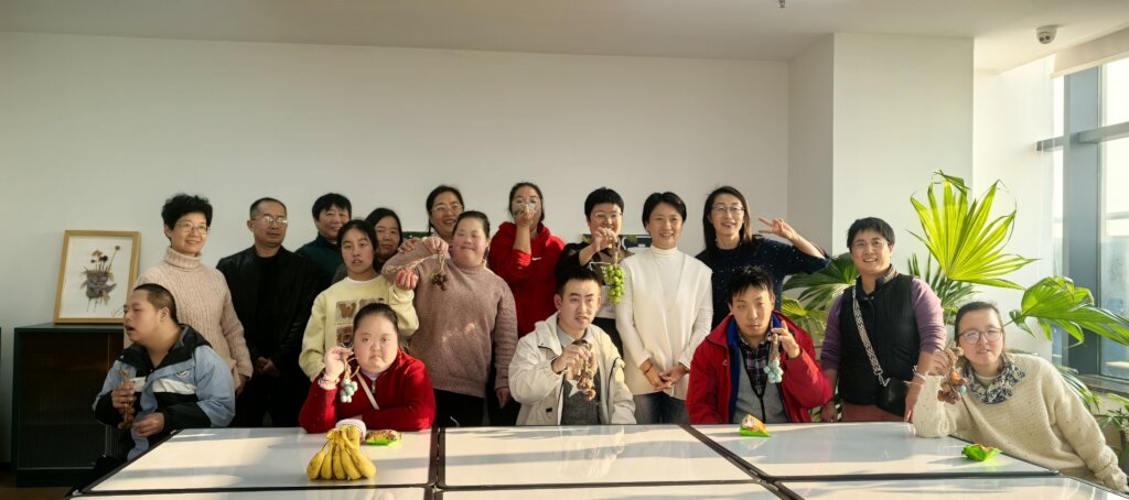 Group photo of handmade soap event.