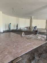 Flooring of the multipurpose room and cantine
