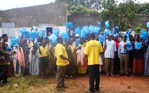 A Village of Recipients Celebrates their Bednets