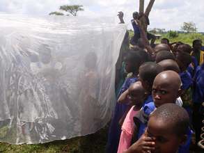 Children learning the Proper Use of Nets