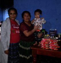 Marta, Health promoter during Post-op home visit