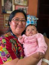 Health Promoter Joahana and baby Briseyda