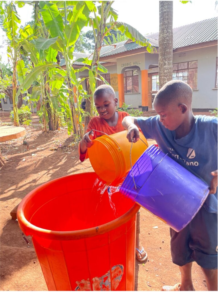 Securing provision of water for Msamaria Center