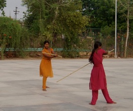Self-defence class at Sambhali
