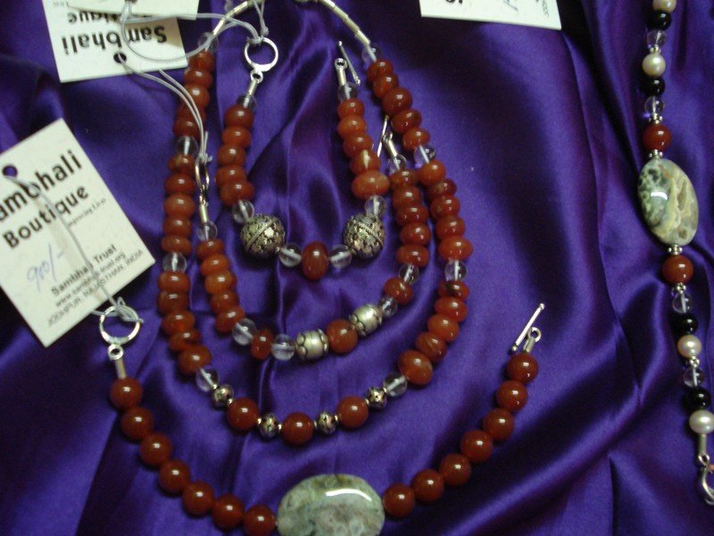 Jewelry sold at the Sambhali Boutique