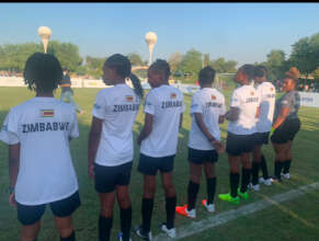 Girls team opening match Doha, Qatar 2022