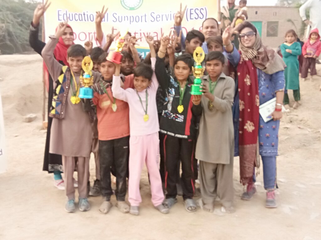 Sports Day Celebration with children in Pakistan