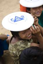 Frisbees can be hats too!