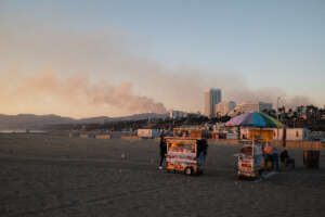 Smoke from the Palisades Fire