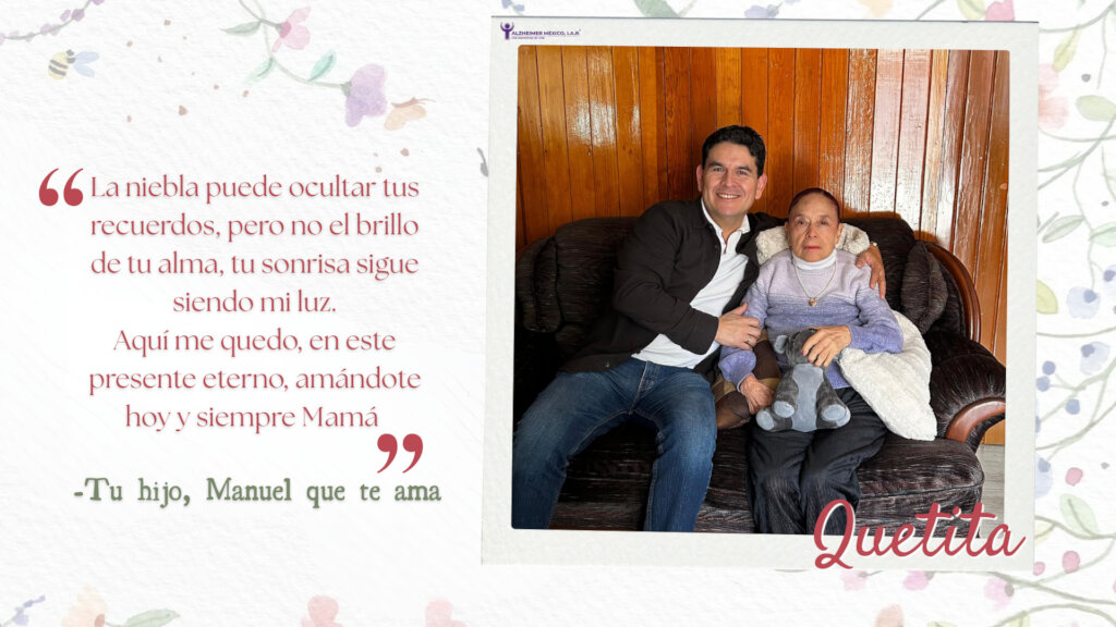 Manuel's message to his mother Queta