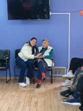 Sarita and her granddaughter