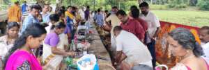 Local food festival at Naalumanikkattu