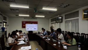 Meeting at Bac Giang Lung Hospital