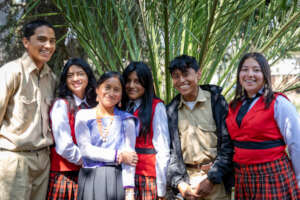 Happy students