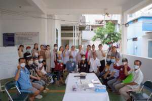 A TB club meeting to share TB information in HCMC