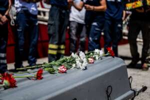 Funeral for a survivor that didn't survive.