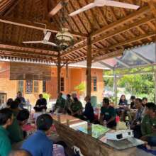 Discussion with local farmers