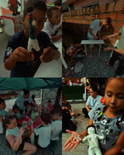 Eco-friendly workshops for vulnerable children