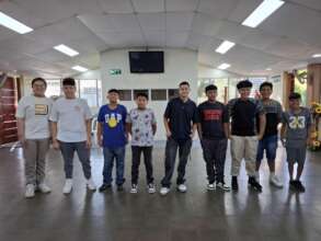 Our first group of boys in El Salvador