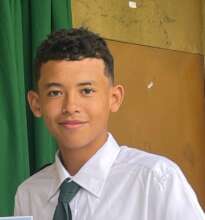In his 1st year - top of his grade, averaging 98%