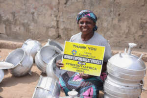 Aluminum pot maker. Grant recipient.