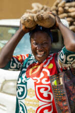 Ms Mary is a happy lady.