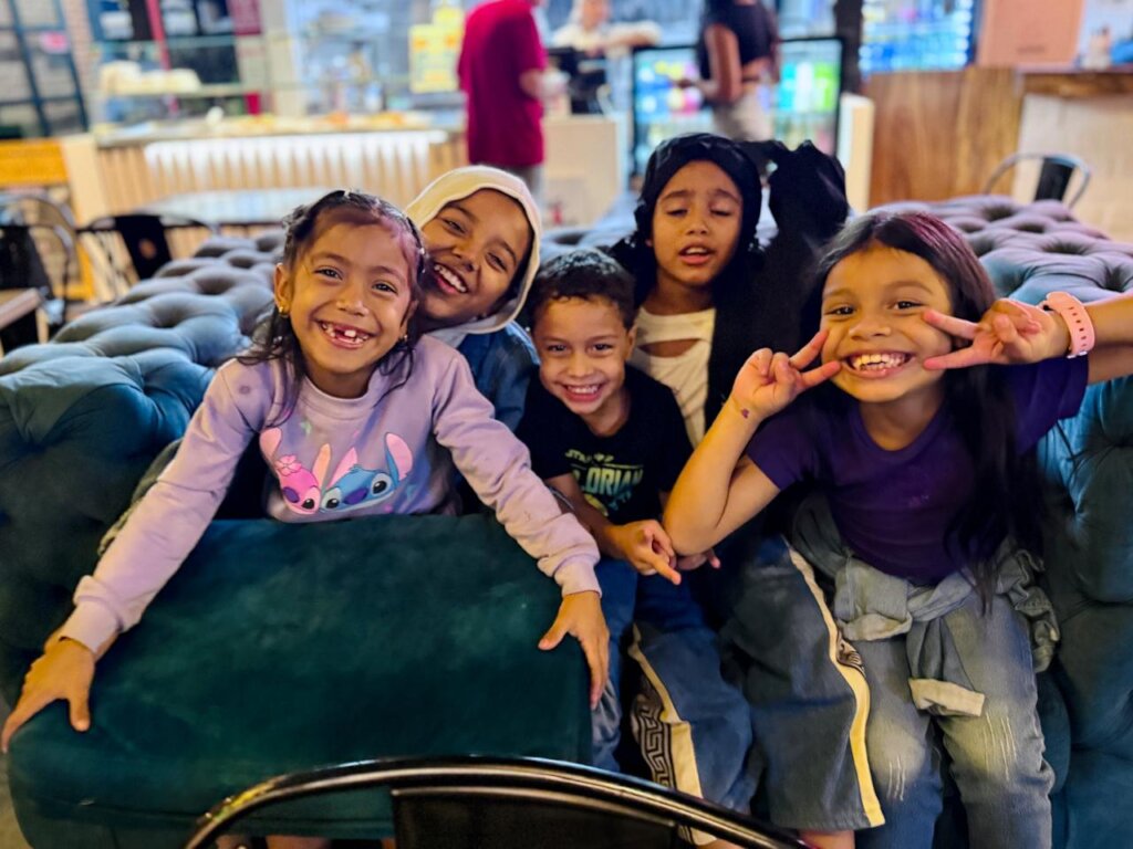 We went out to eat