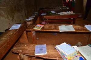 CLASS DESKS AT THE RENTED PREMISES