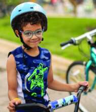 Zayden learns to ride just before autism diagnosis