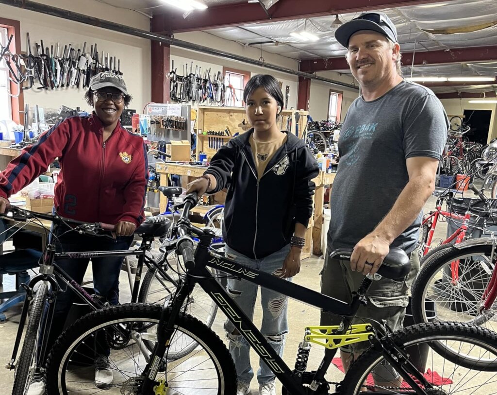 Empower a Person with a Bicycle!