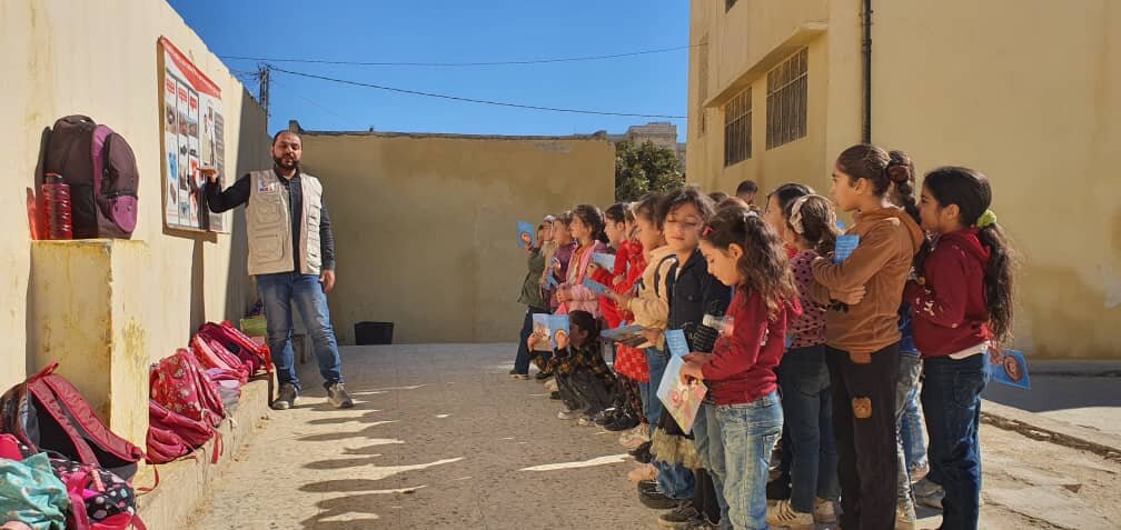 Mine Awareness and School Supplies Distribution