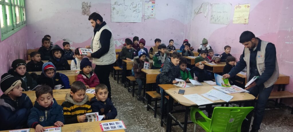Mine Awareness and School Supplies Distribution