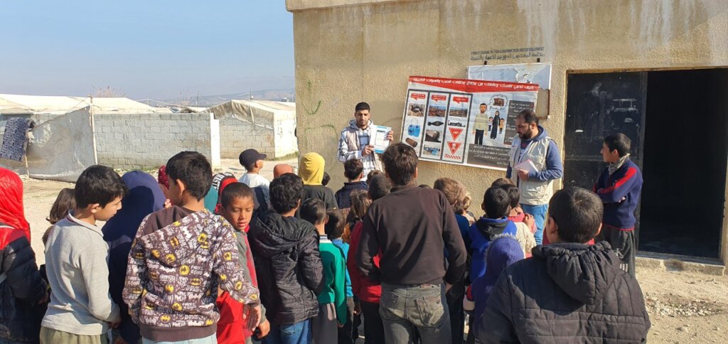 Mine Awareness and School Supplies Distribution