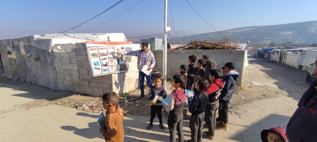 Mine Awareness and School Supplies Distribution
