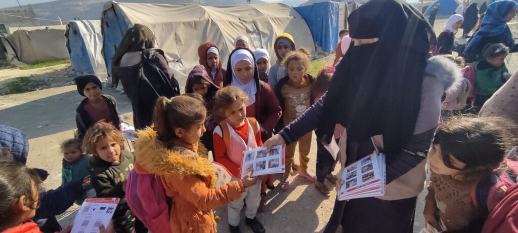 Mine Awareness and School Supplies Distribution