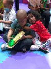 ENZO CHAPARRO with his sister