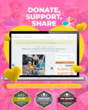 DONATE, SUPORT, SHARE