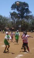 Two beneficiery girls in Green Uniform