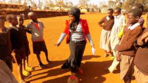 Mumina running a session