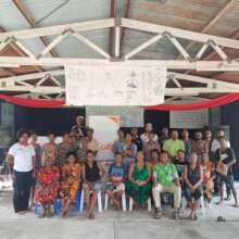 Image 1: Participants from batch 1 at training com