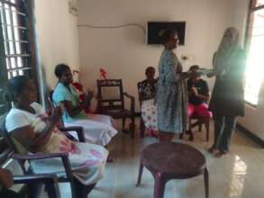 Distributed 125 stationery packs for WHGs
