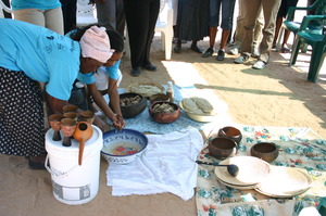 Bicycle Project Staff preparing a local feast.