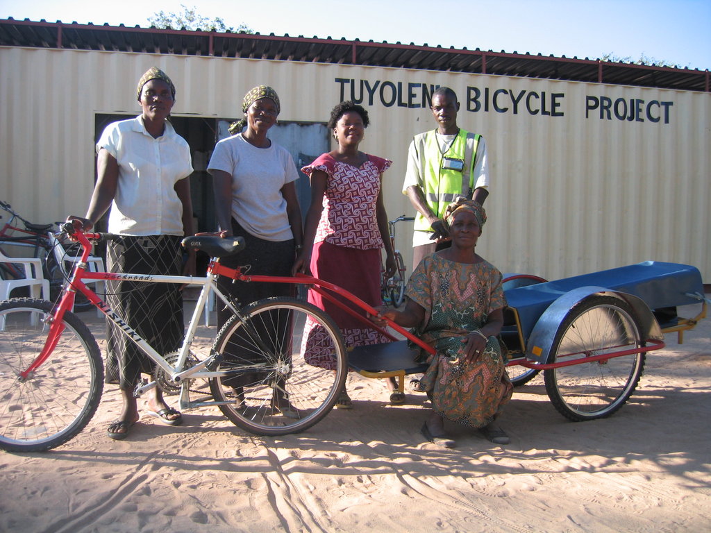 Sustainable bike shop in Okalongo, Namibia