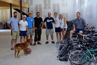 Sustainable bike shop in Okalongo, Namibia
