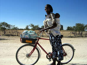 Sustainable bike shop in Okalongo, Namibia